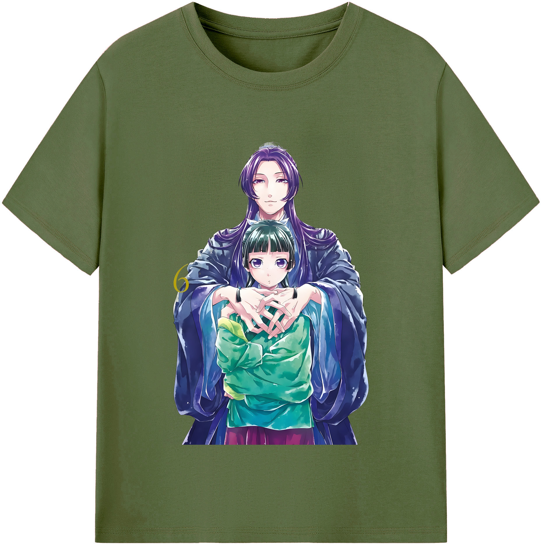 （画像用） 薬屋のひとりごと The Apothecary Diaries 綿100％半袖Tシャツ（フロントプリント）